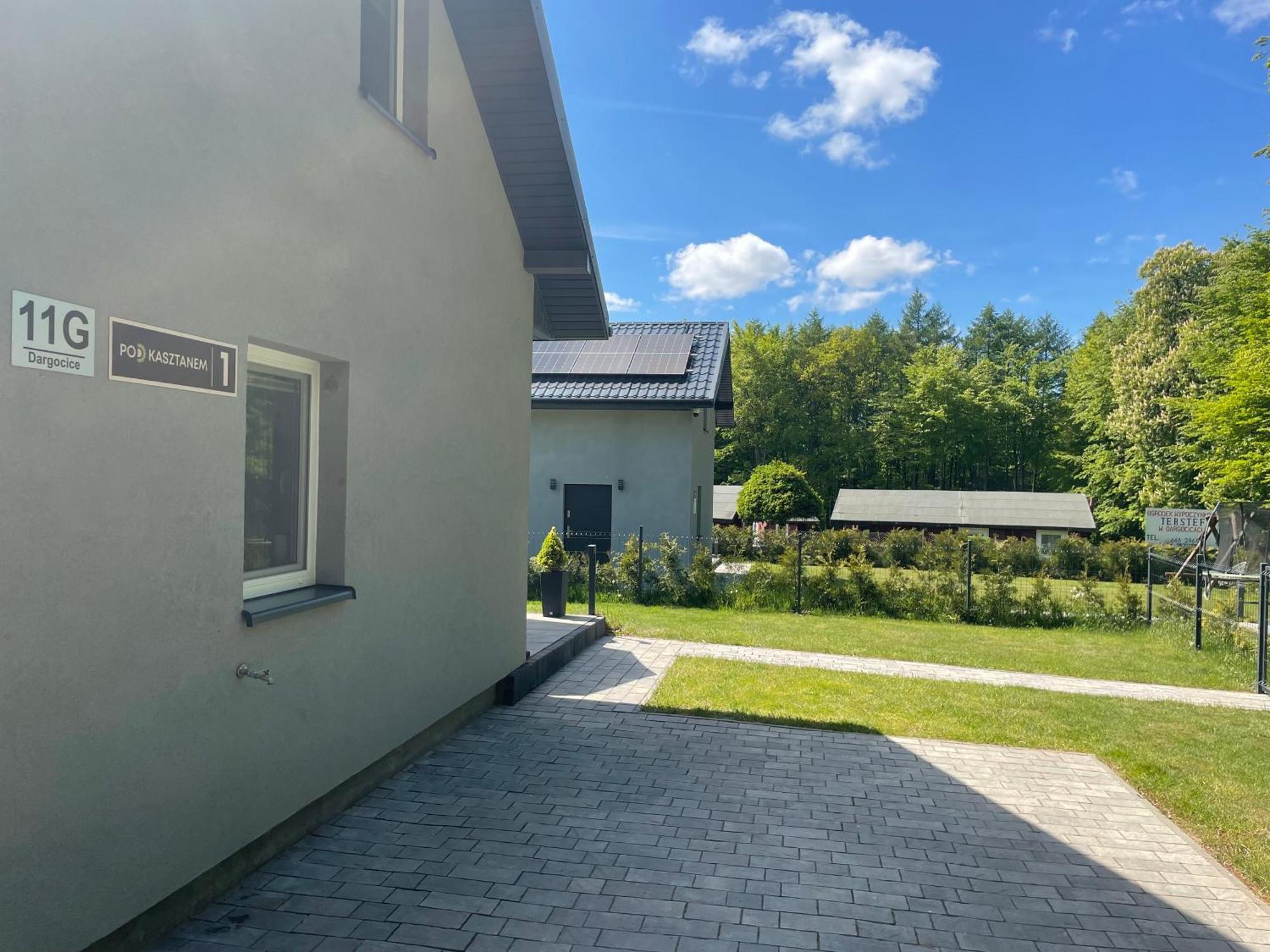 Dom Wypoczynkowy Pod Kasztanem 1 Nad Jeziorem Wartkowo Bagian luar foto